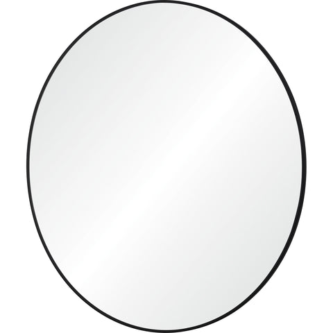 Posadas Black Round Wall Mirror-1