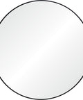 Posadas Black Round Wall Mirror-2