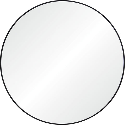 Posadas Black Round Wall Mirror-2