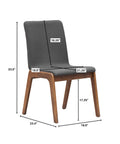 Remix Grey Modern Upholstered Dining Chair -4