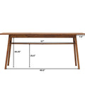 Remix Solid Acacia Wood Dining Table-3
