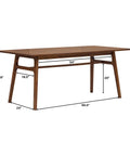 Remix Solid Acacia Wood Dining Table-4