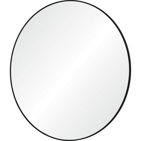 Sami Black Round Wall Mirror-1
