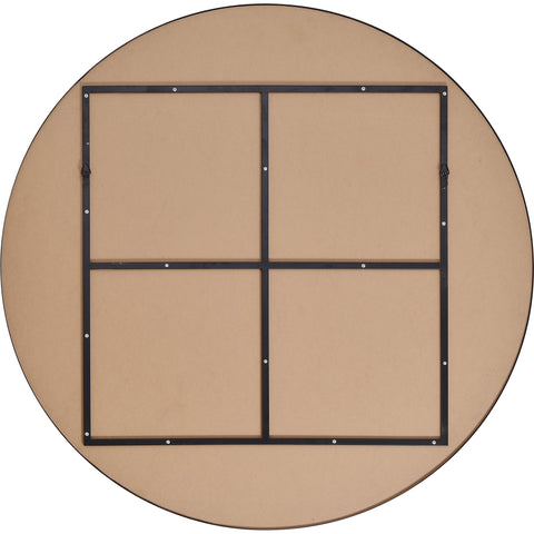 Sami Black Round Wall Mirror-4