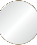 Thallo Gold Round Wall Mirror-1