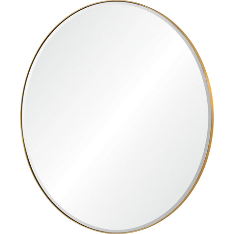Thallo Gold Round Wall Mirror-2
