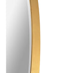 Thallo Gold Round Wall Mirror-5