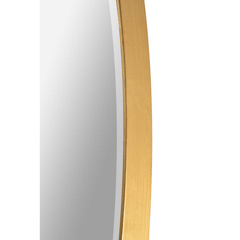 Thallo Gold Round Wall Mirror-5