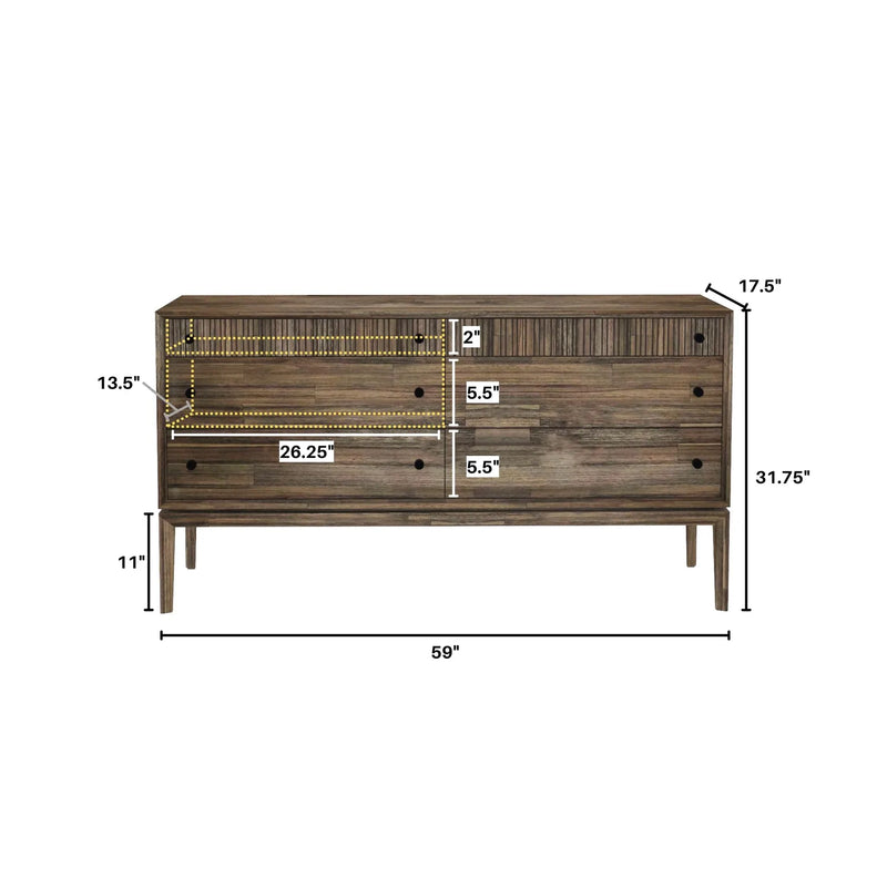 West Six Drawer- Dresser