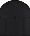 Wearstley Black Modern Wall Mirror with Shelf -5