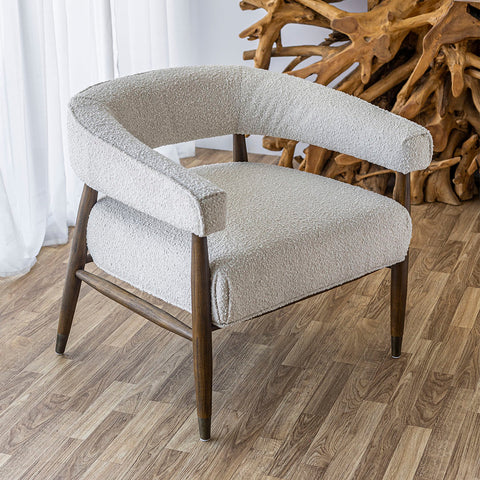 Everest Cream Boucle -Accent Chair SIF